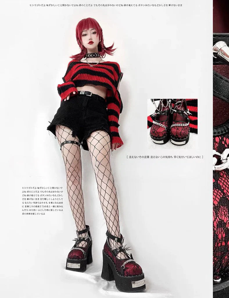 Dark Rose Witch Dolly Platform Shoes - Image 17