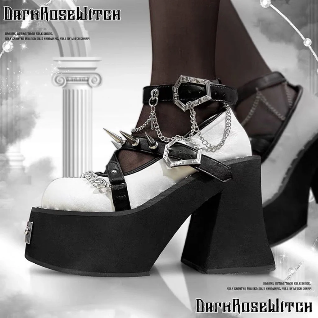 Dark Rose Witch Dolly Platform Shoes - Image 30