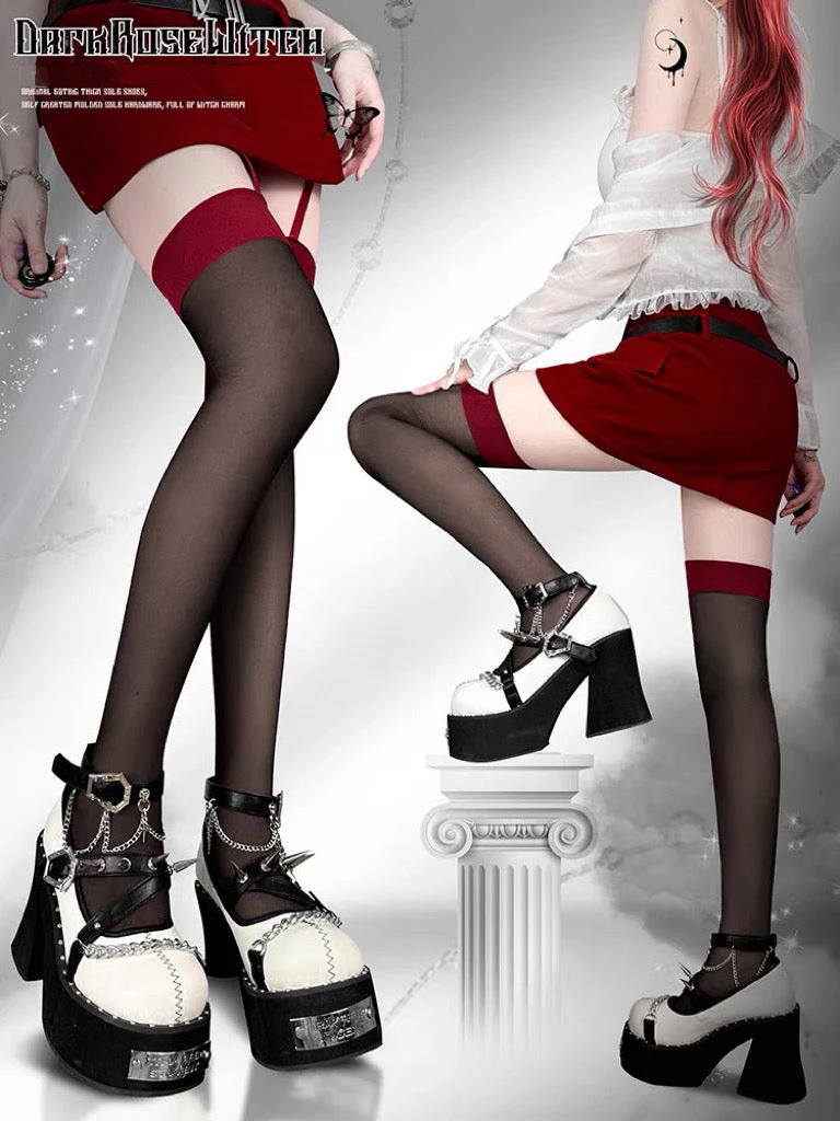 Dark Rose Witch Dolly Platform Shoes - Image 34