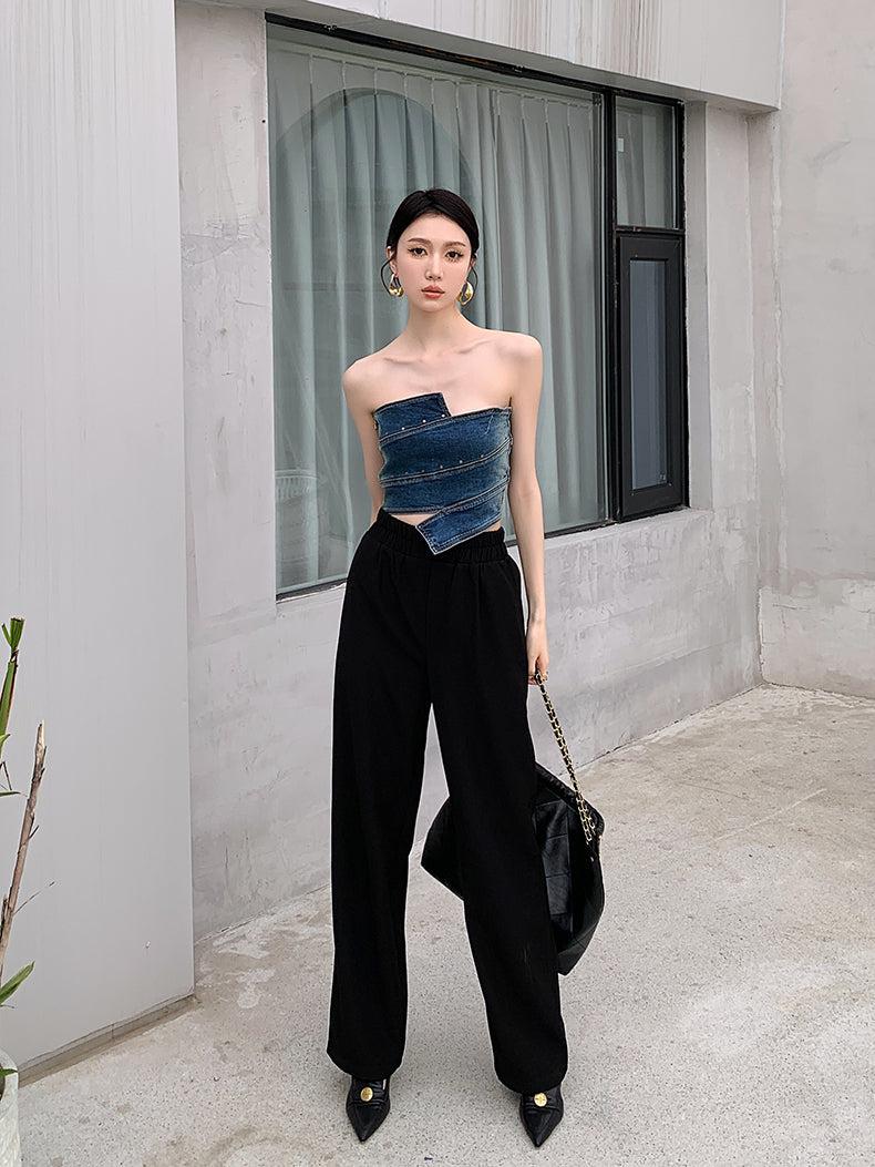 Denim Tube Top - Image 4