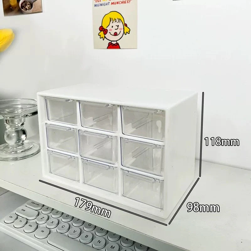 Desktop Transparent Storage Box - Image 13