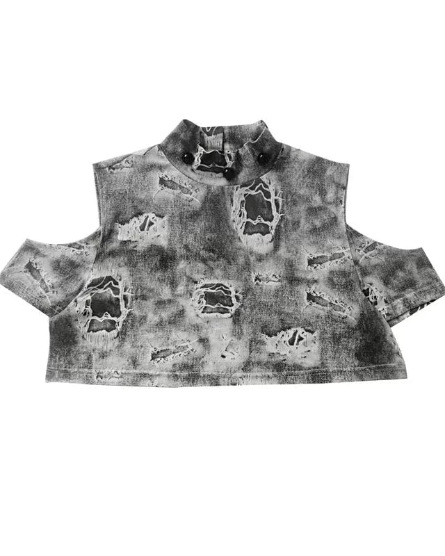Y2K Star Denim Overall Skirt + Inner Top - Image 15