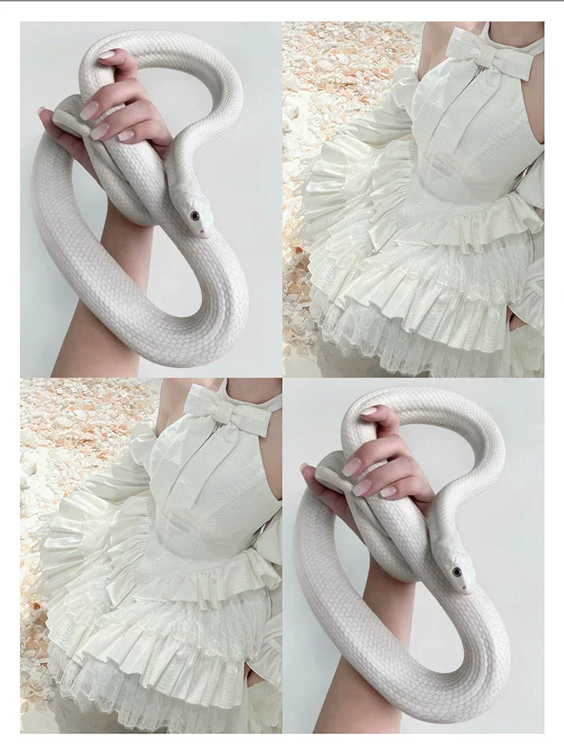 Gothic Lolita JSK Dress Snake Print Slimming Backless Dress - Image 12