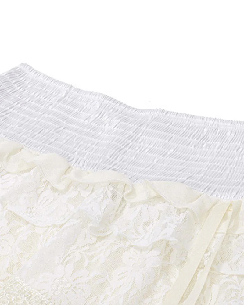 Diopatra Layered Ruffled Skirt - Image 4