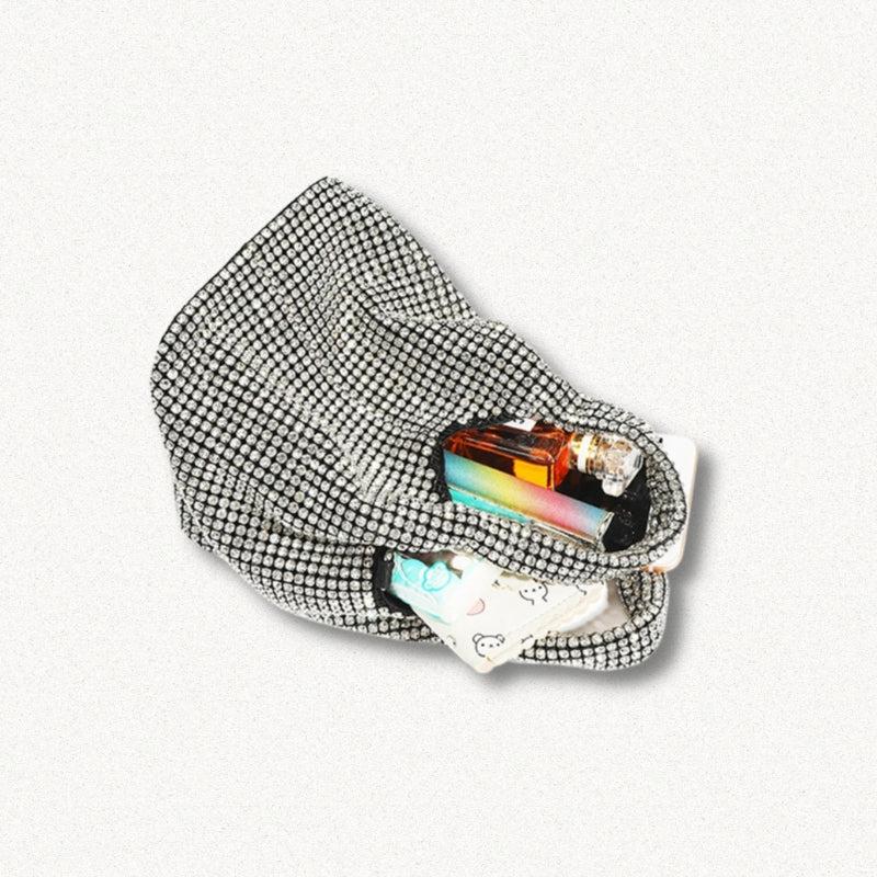 Disco Cowgirl Silver Rhinestone Handbag - Image 3