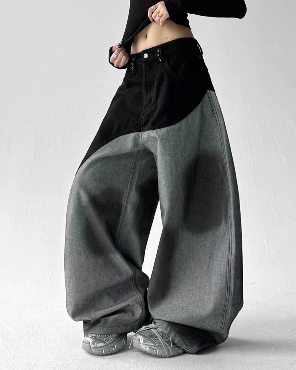 Distorted Mood Wide Leg Jeans - Image 3