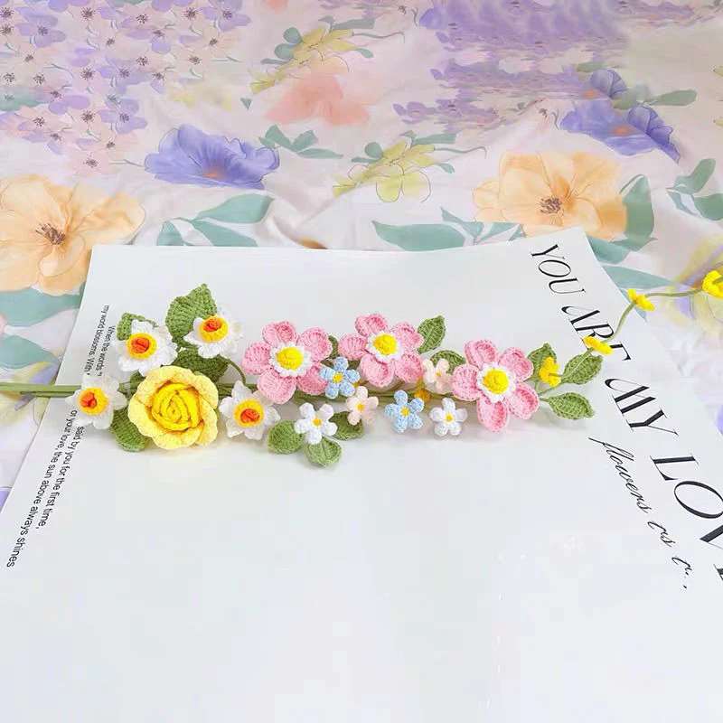 diy crochet flowers car bouquet - Image 4