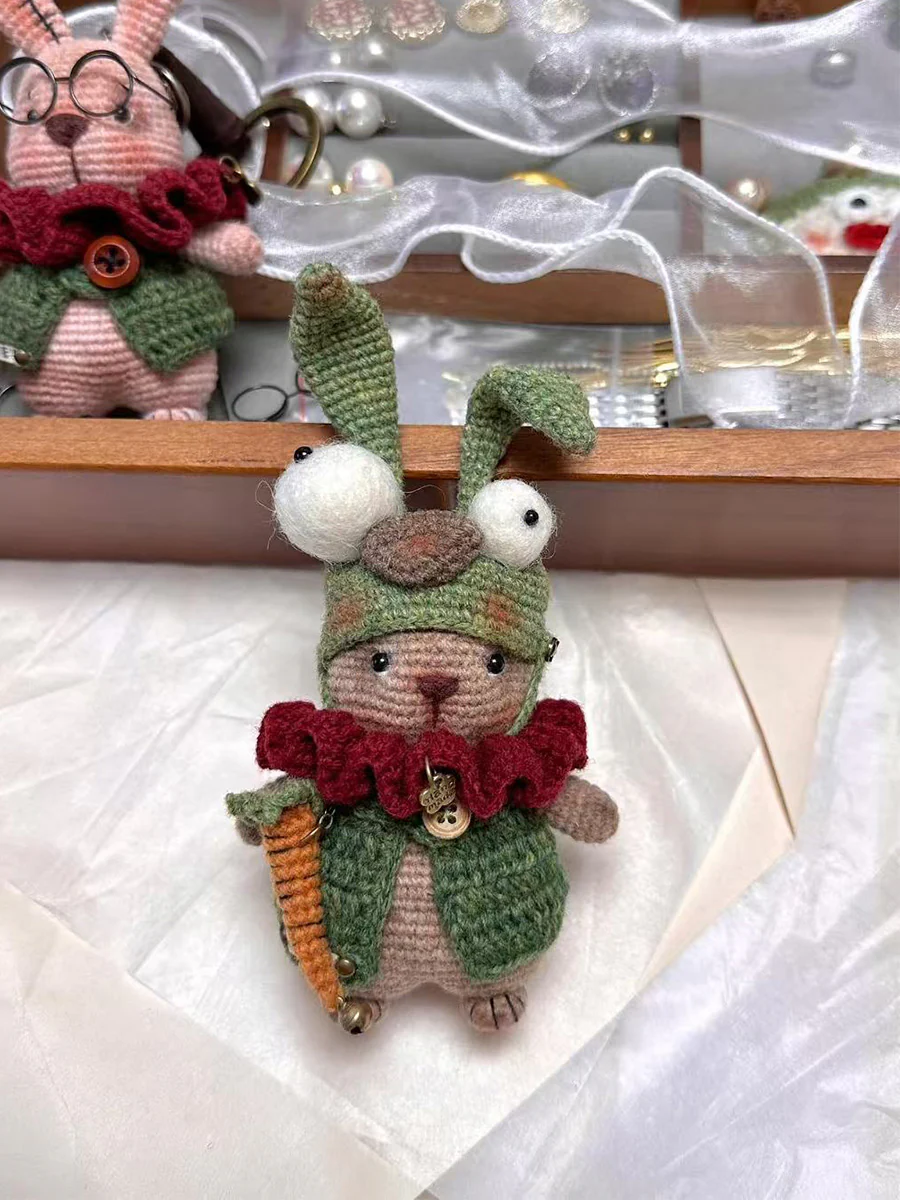 diy crochet material retro Rabbit Doll - Image 2