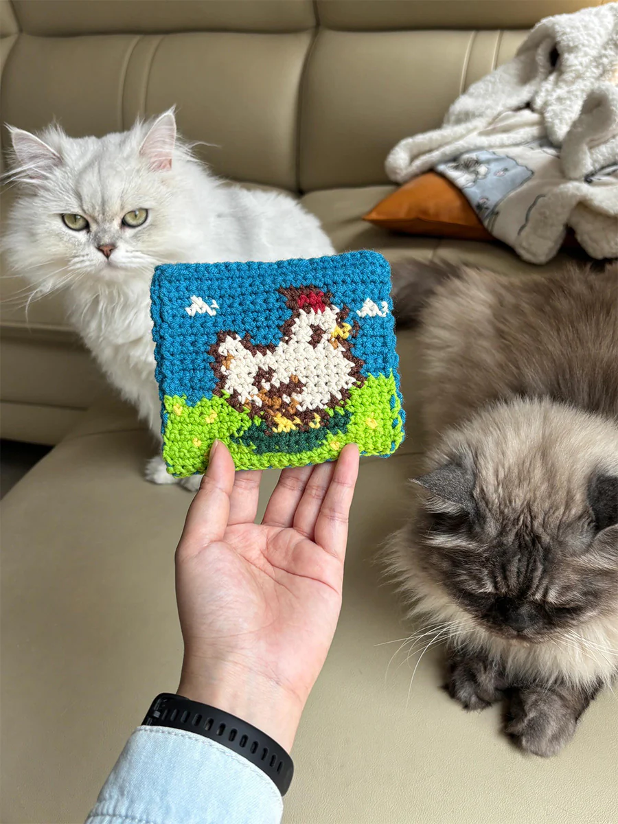 diy crocheted Stardew Valley chicken kit - Image 2