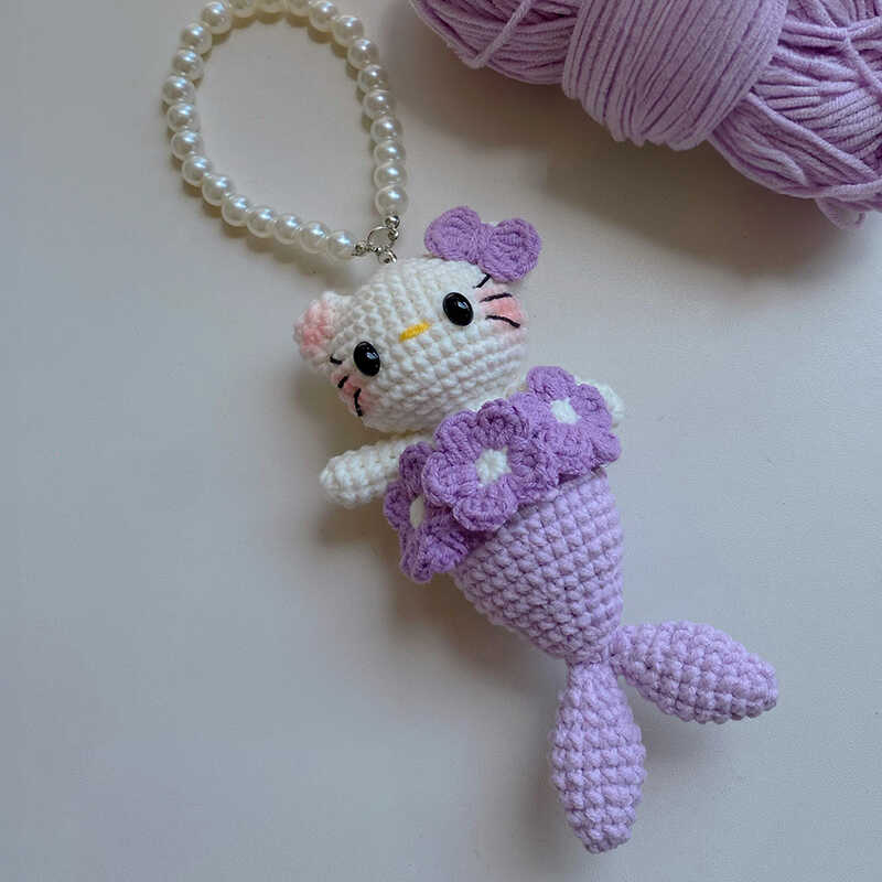diy Kitty wool material bag - Image 3