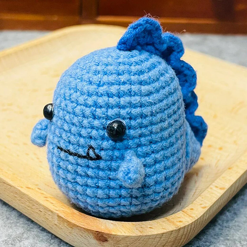 diy Little dinosaur wool pendant keychain - Image 6