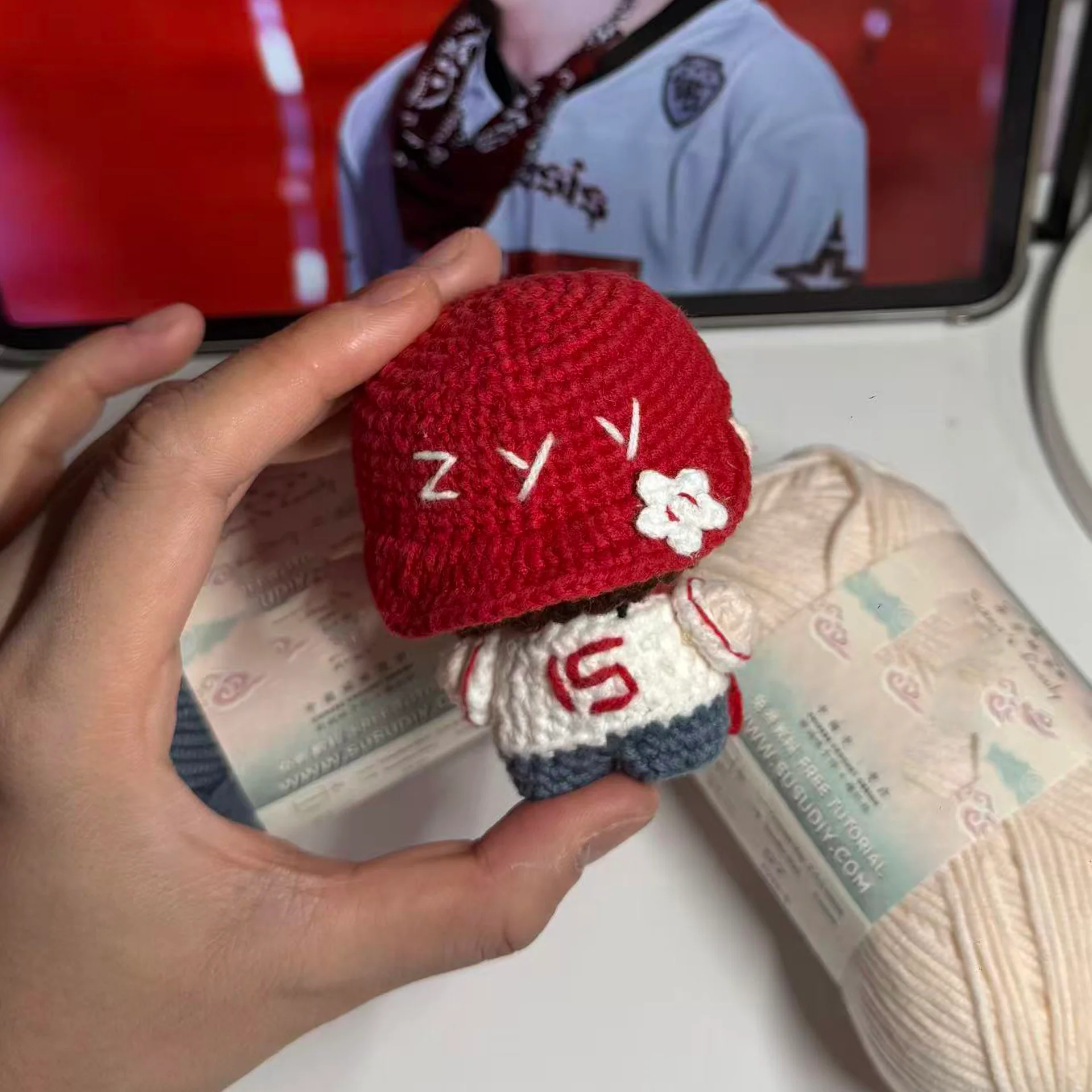 diy wool concert style doll star bag pendant - Image 2
