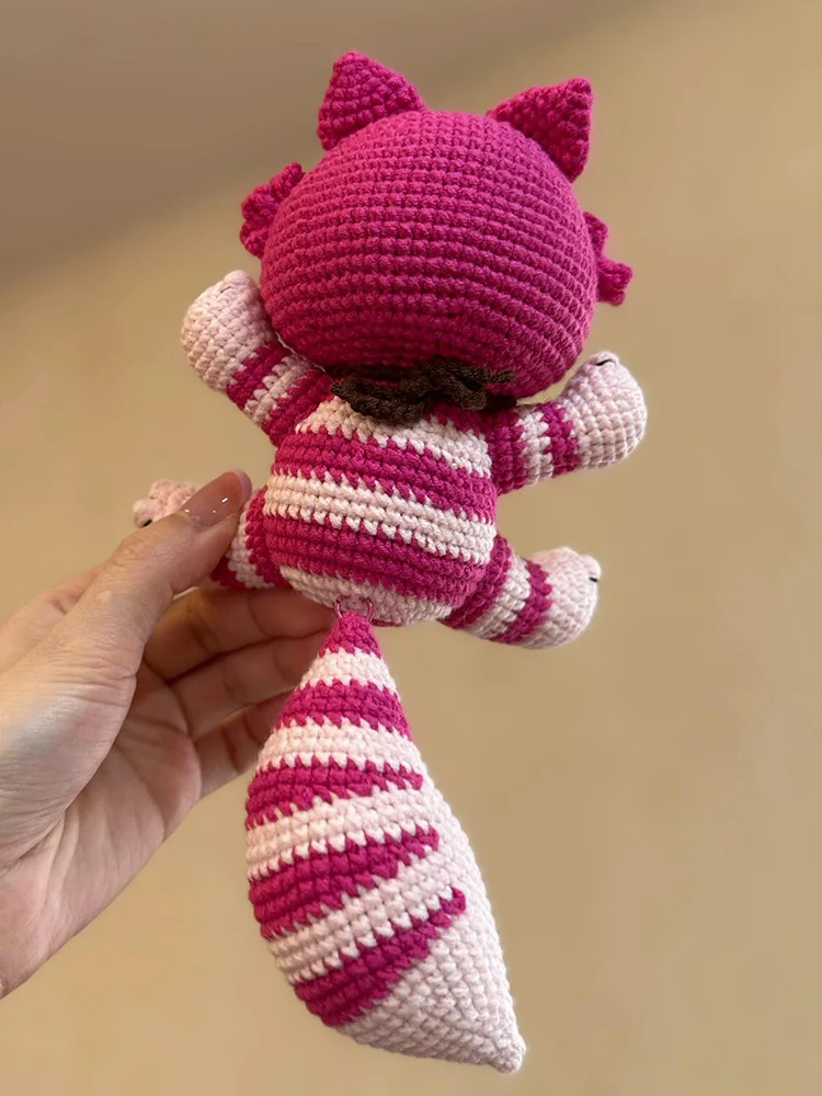 diy Wool crochet doll Cheshire cat - Image 3
