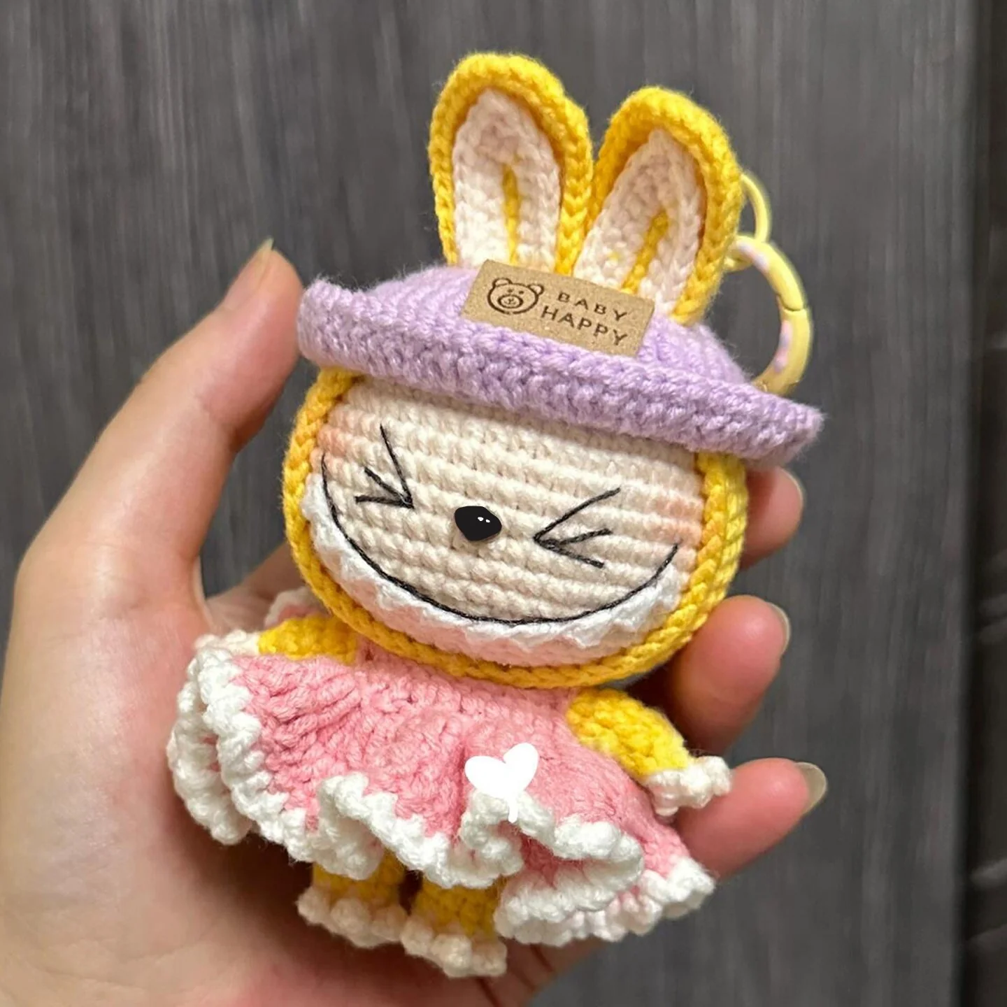 diy wool cute bag pendant - Image 2