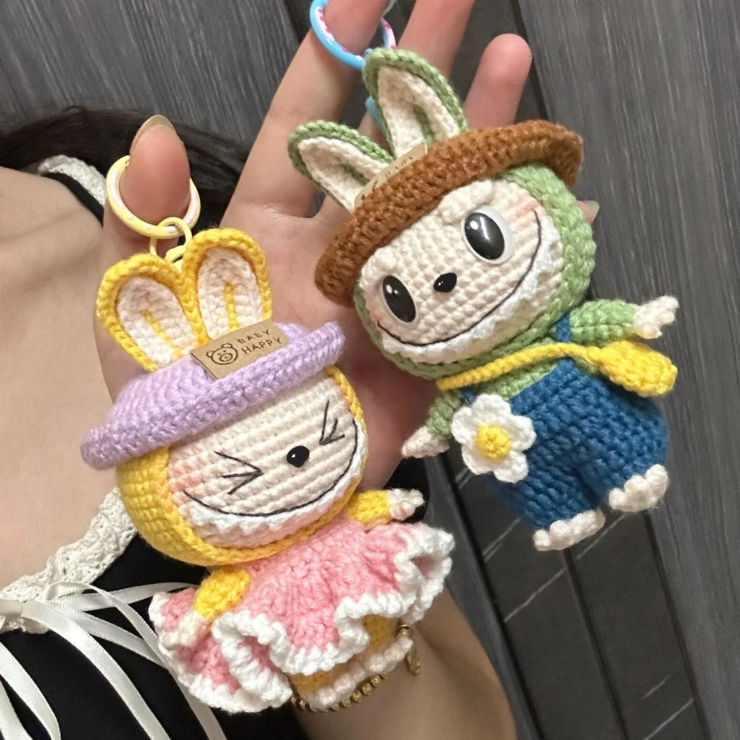 diy wool cute bag pendant - Image 4