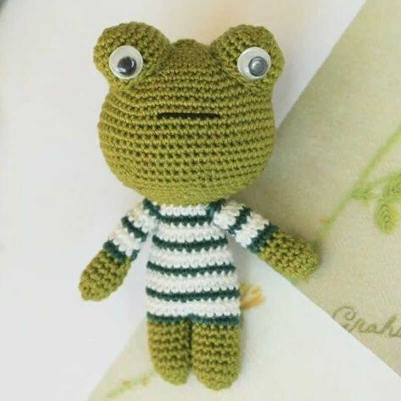 DIY wool Cute frog bag keychain - Image 6