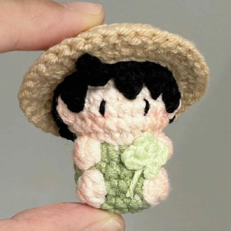 DIY wool cute strawberry pendant - Image 3