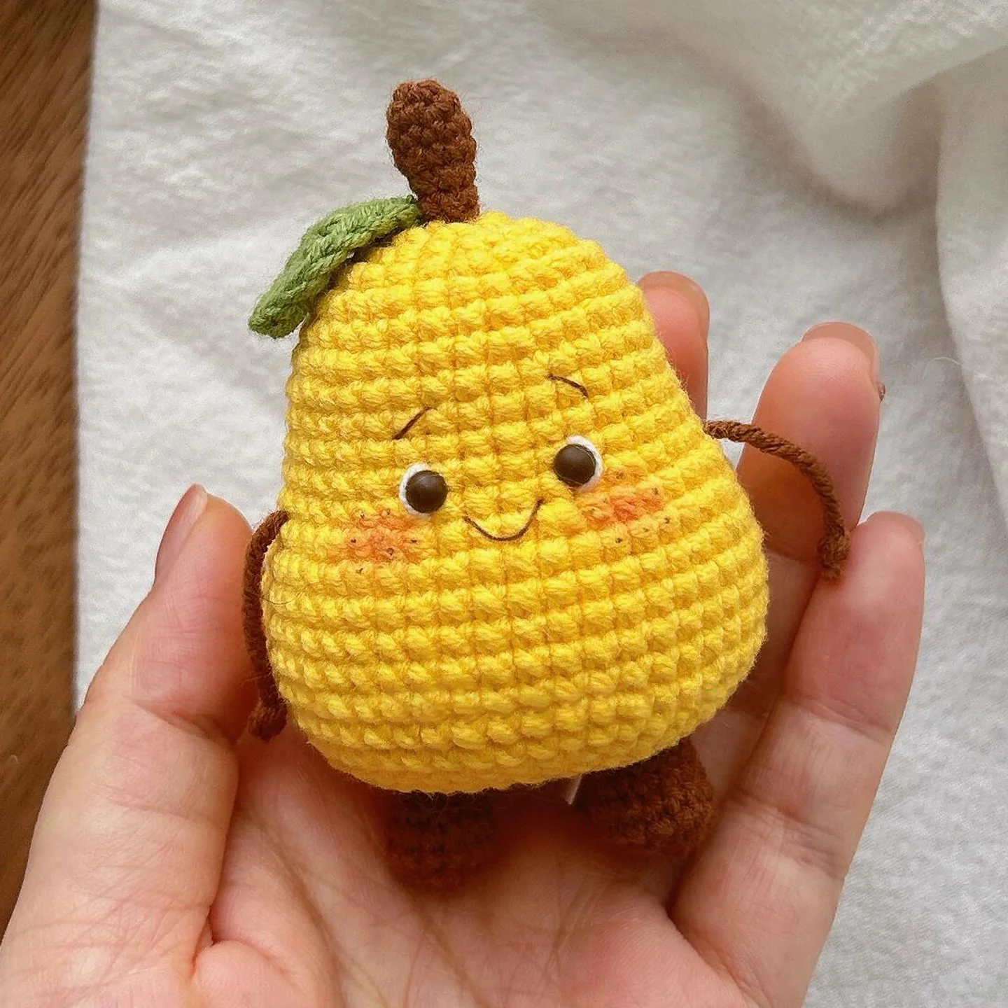 diy wool fruit material bag - Image 4