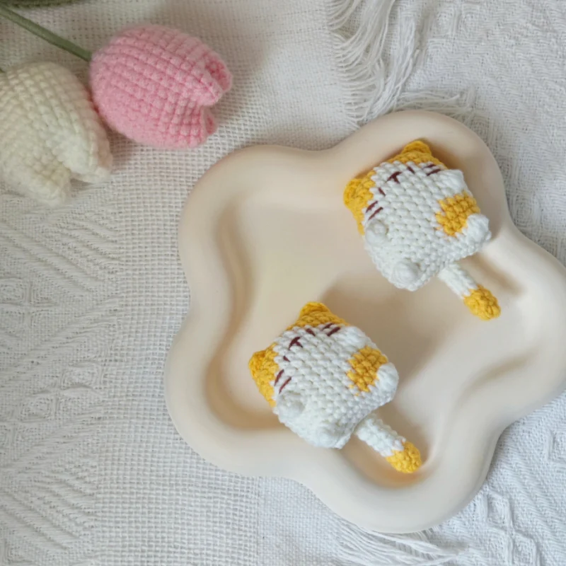 diy wool kitten cake doll bag pendant - Image 2