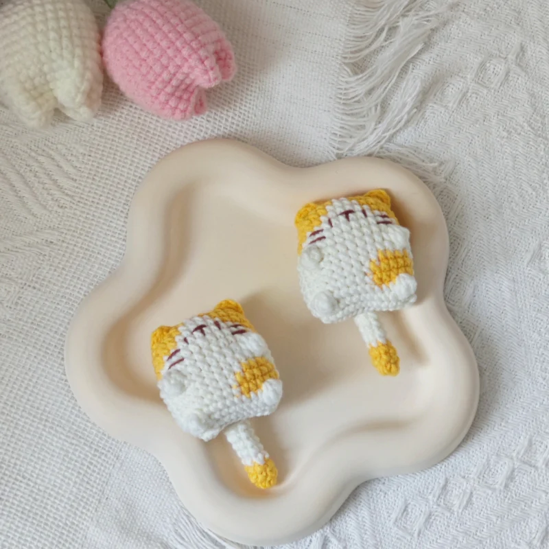 diy wool kitten cake doll bag pendant - Image 3