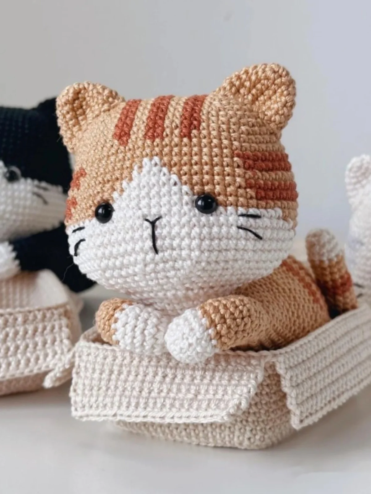 DIY wool kittens materials bag - Image 2