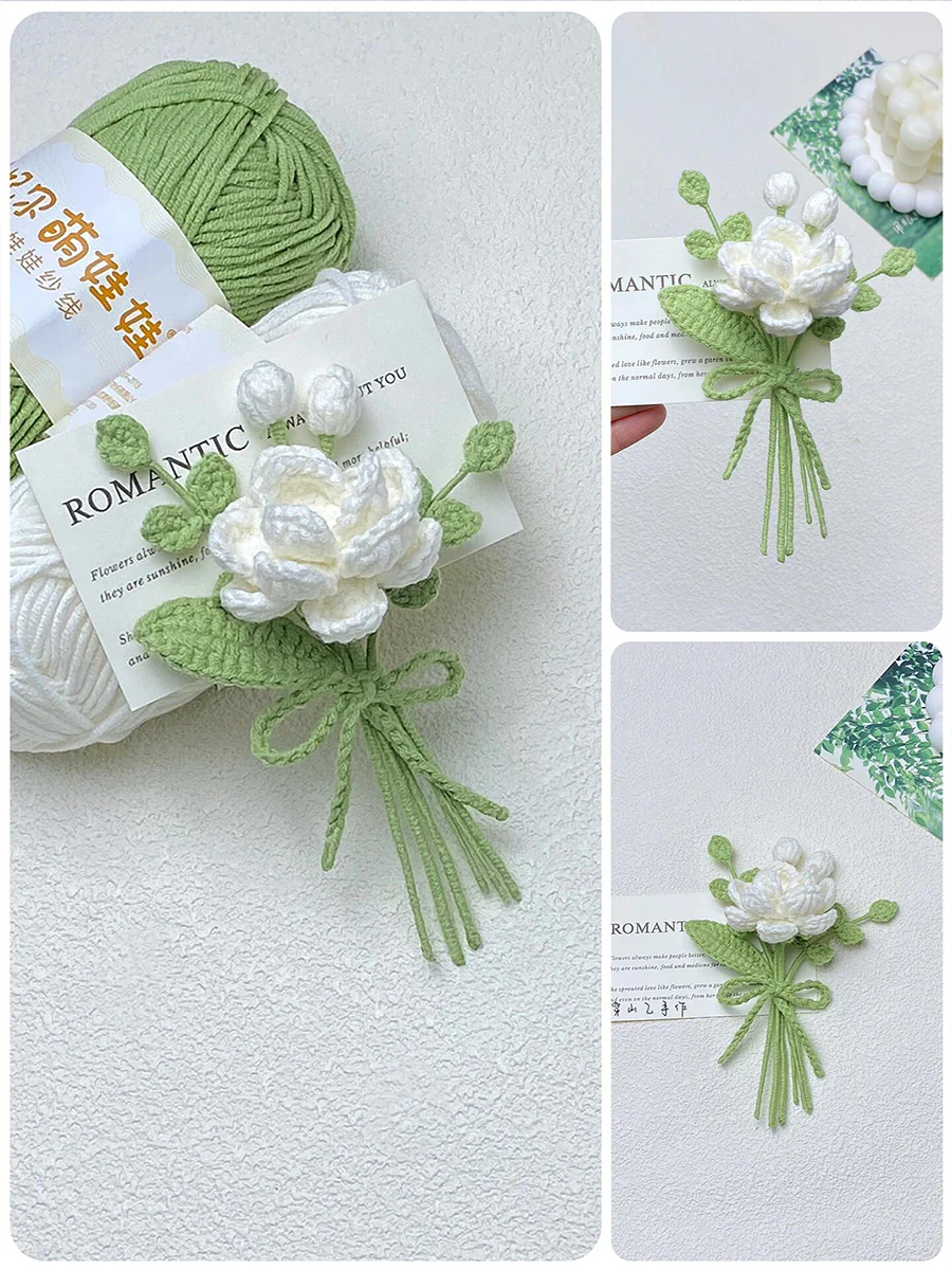 diy wool Mini jasmine card - Image 3