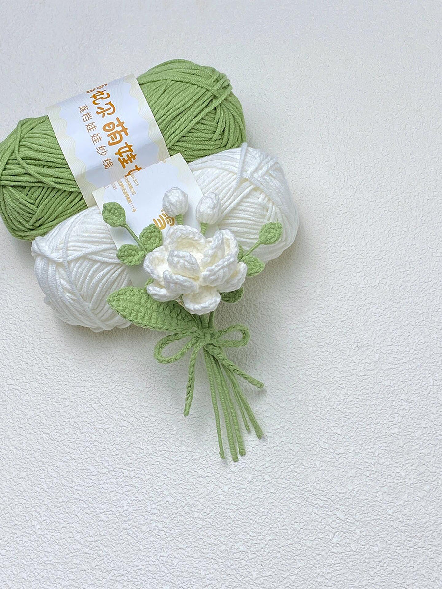 diy wool Mini jasmine card - Image 4