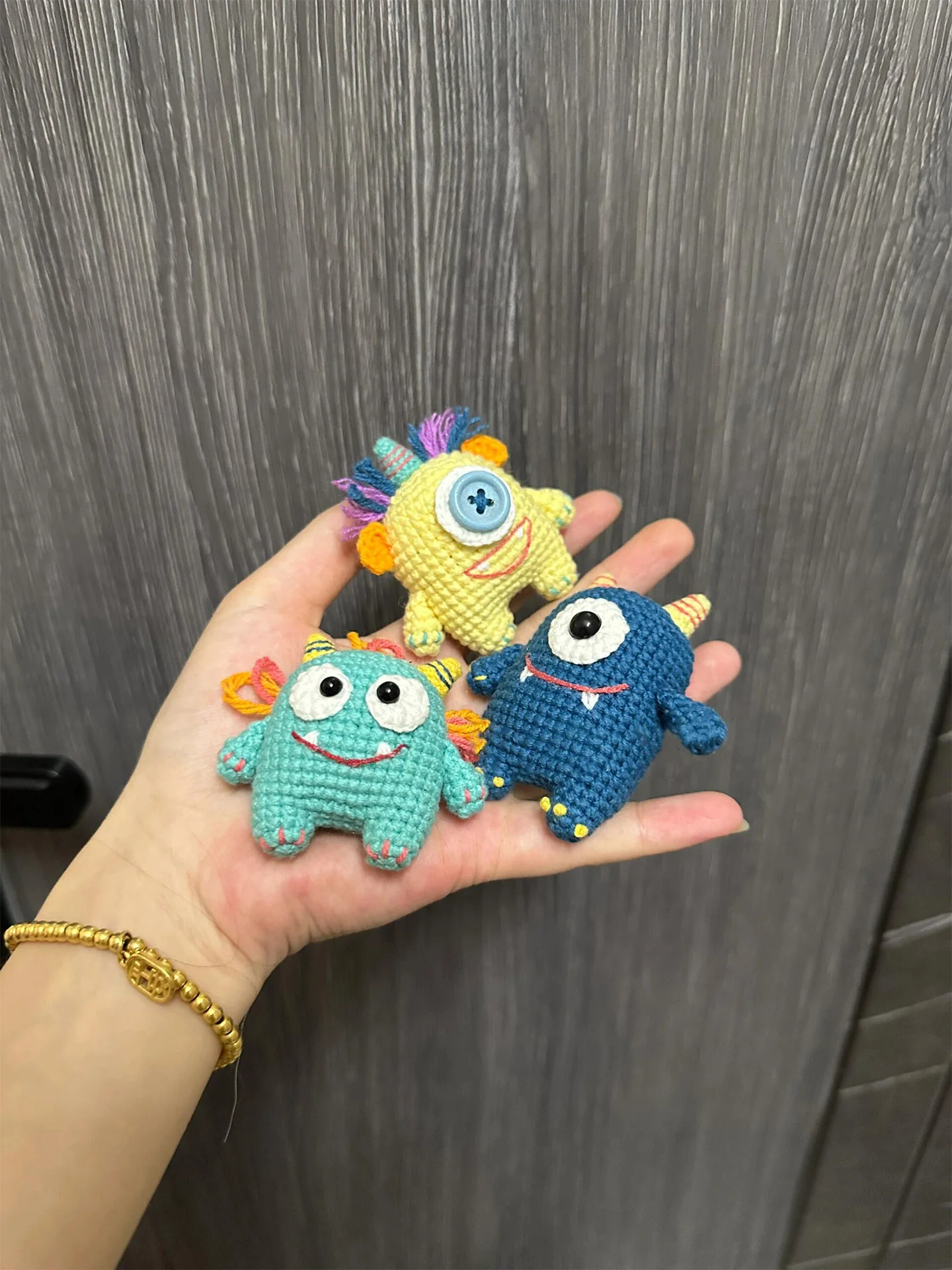 DIY wool monster friend doll pendant - Image 2