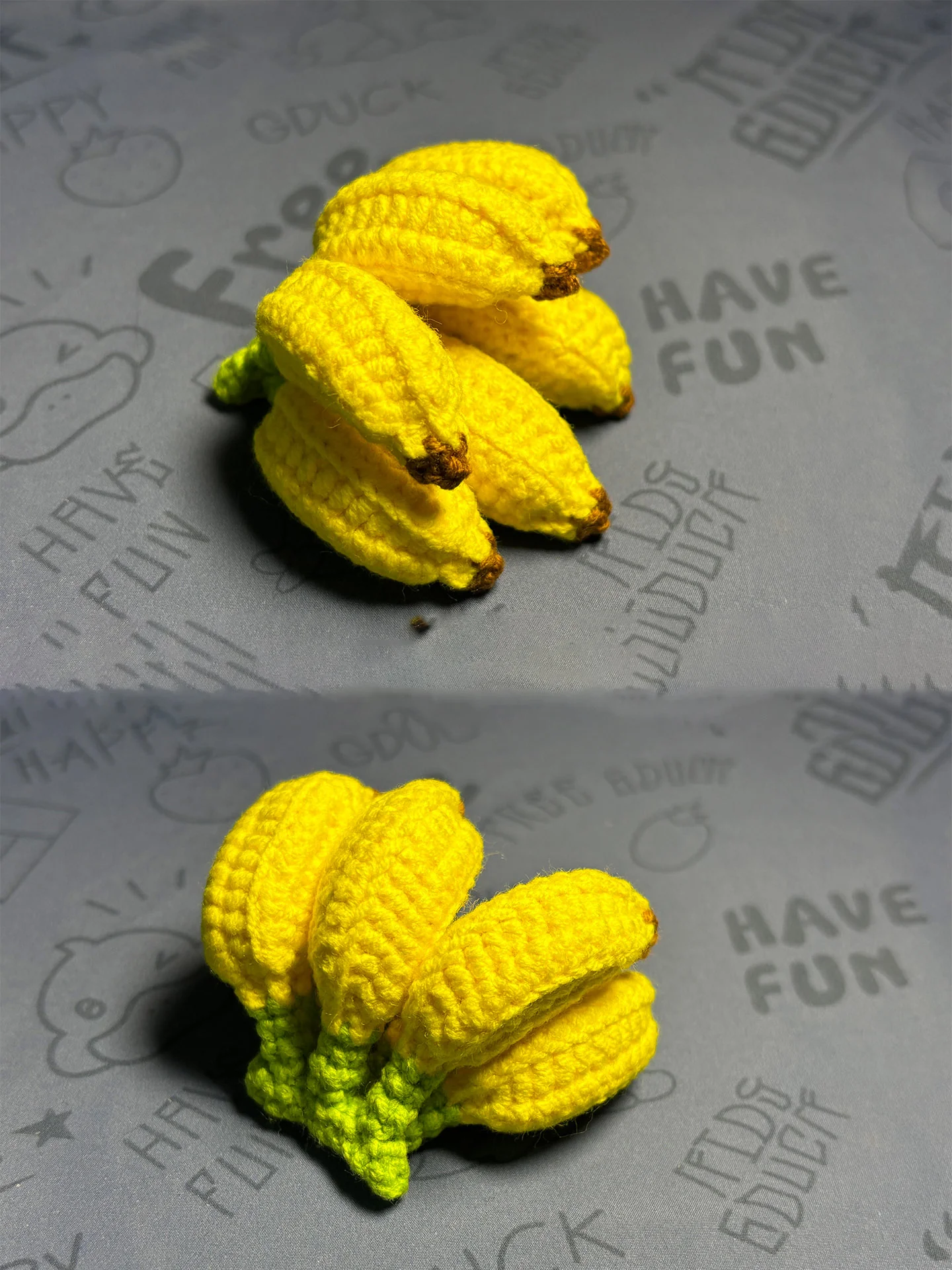 DIY woolen crochet banana pendant material package - Image 2