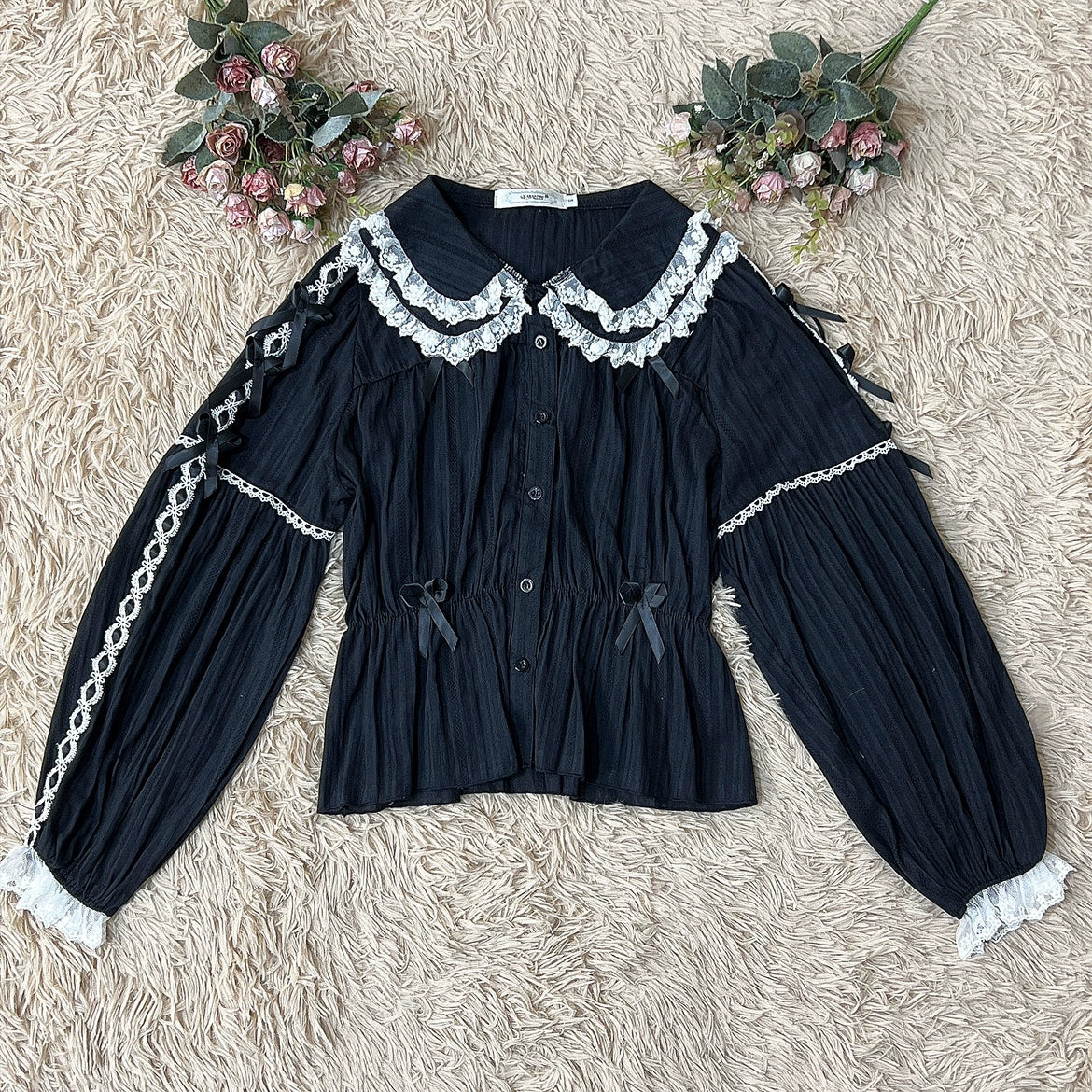 Sweet Lolita Shirt Doll Collar Blouse High-waisted - Image 38