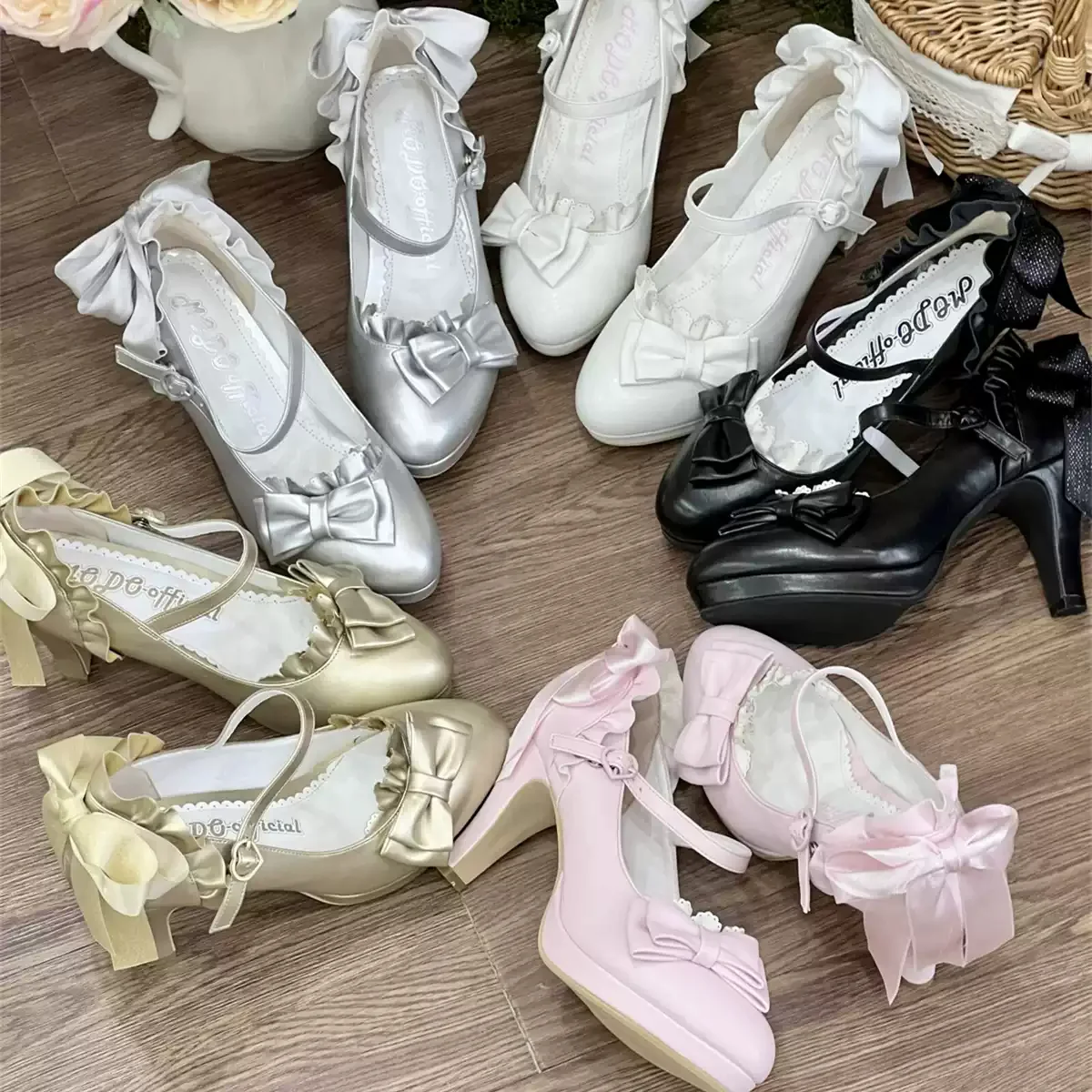 Doll Flower Marriage High-heeled Lolita Shoes - Image 2