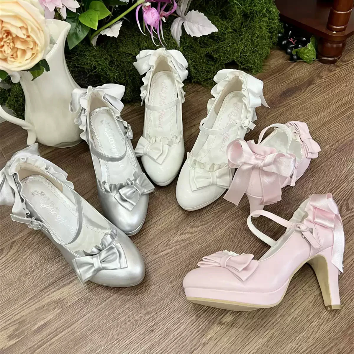 Doll Flower Marriage High-heeled Lolita Shoes - Image 5