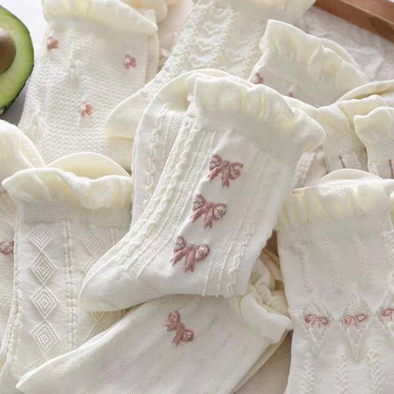 Dollette Floral Lace Socks - Image 11