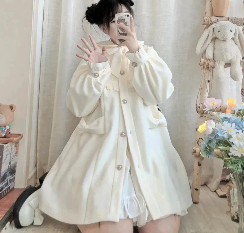Dolly Cream Button Up Jacket - Image 2