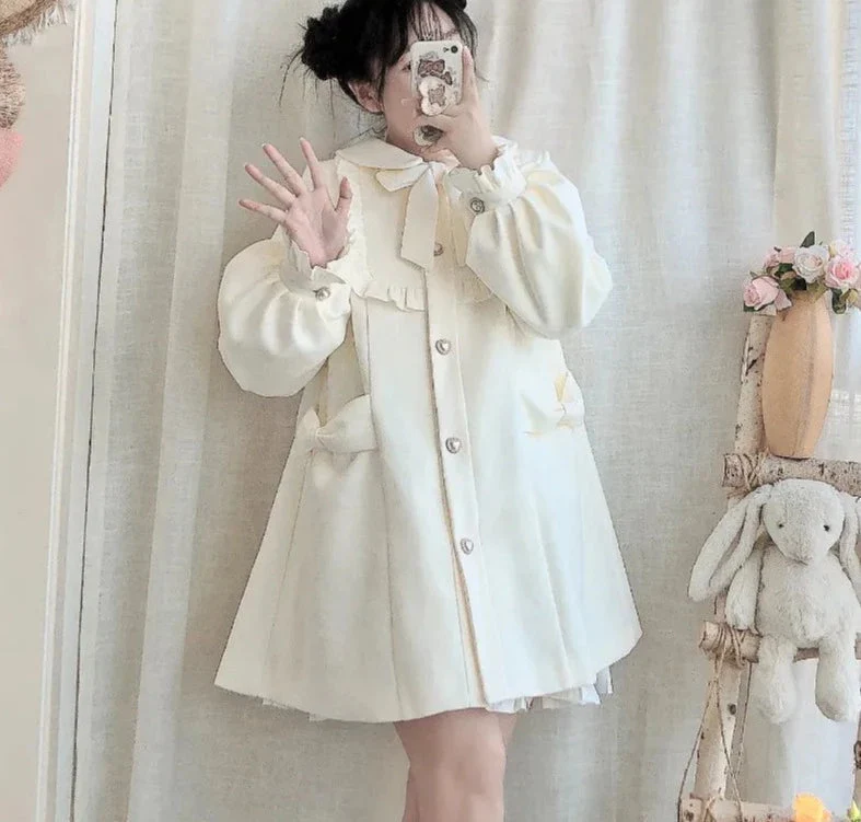 Dolly Cream Button Up Jacket - Image 3