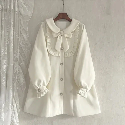 Dolly Cream Button Up Jacket - Image 6