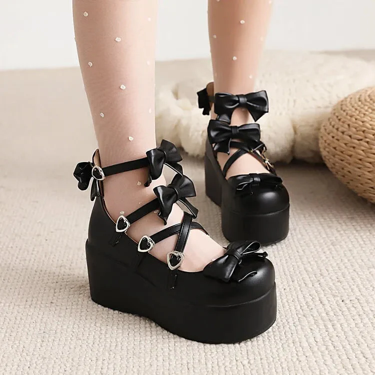 Dolly Platform Mary Janes - Image 4