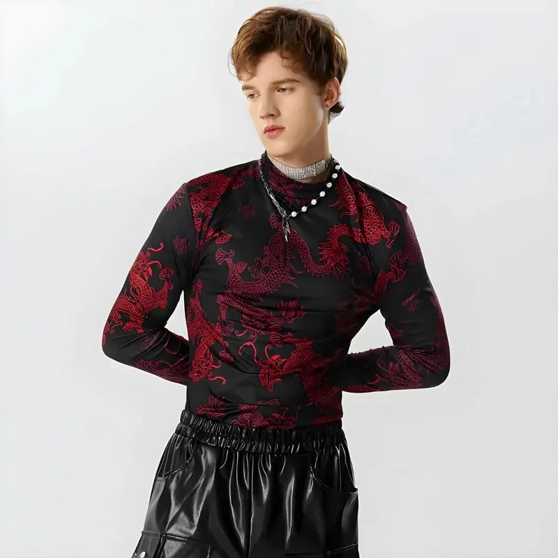 Dragon High Neck Top - Image 6
