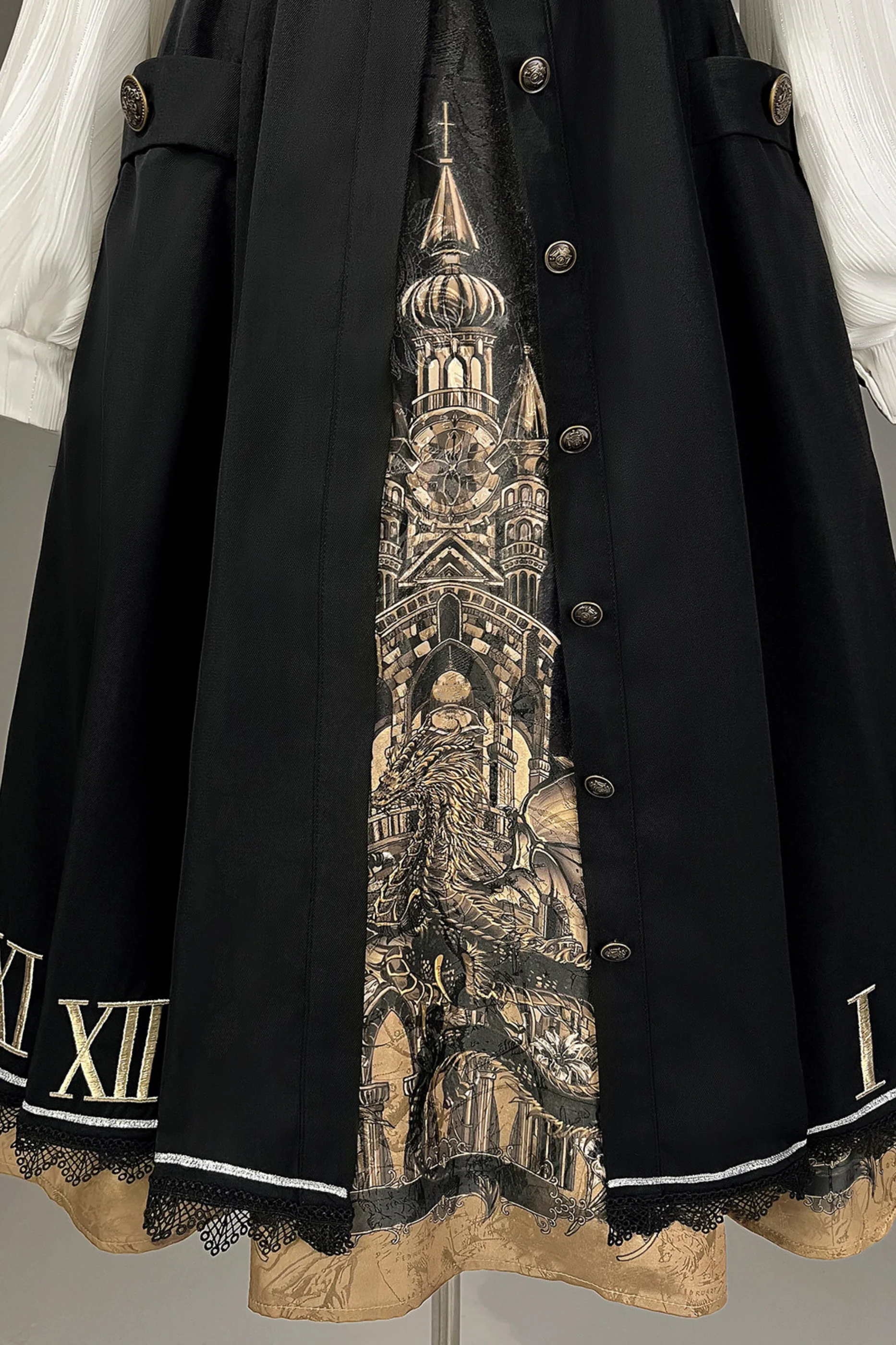 Dragon Lament Cape Dress - Image 13