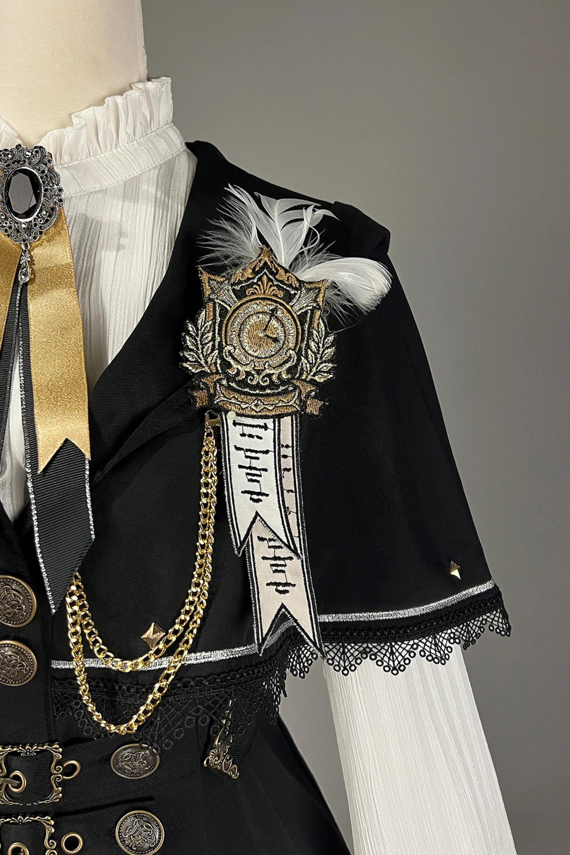 Dragon Lament Cape Dress - Image 15