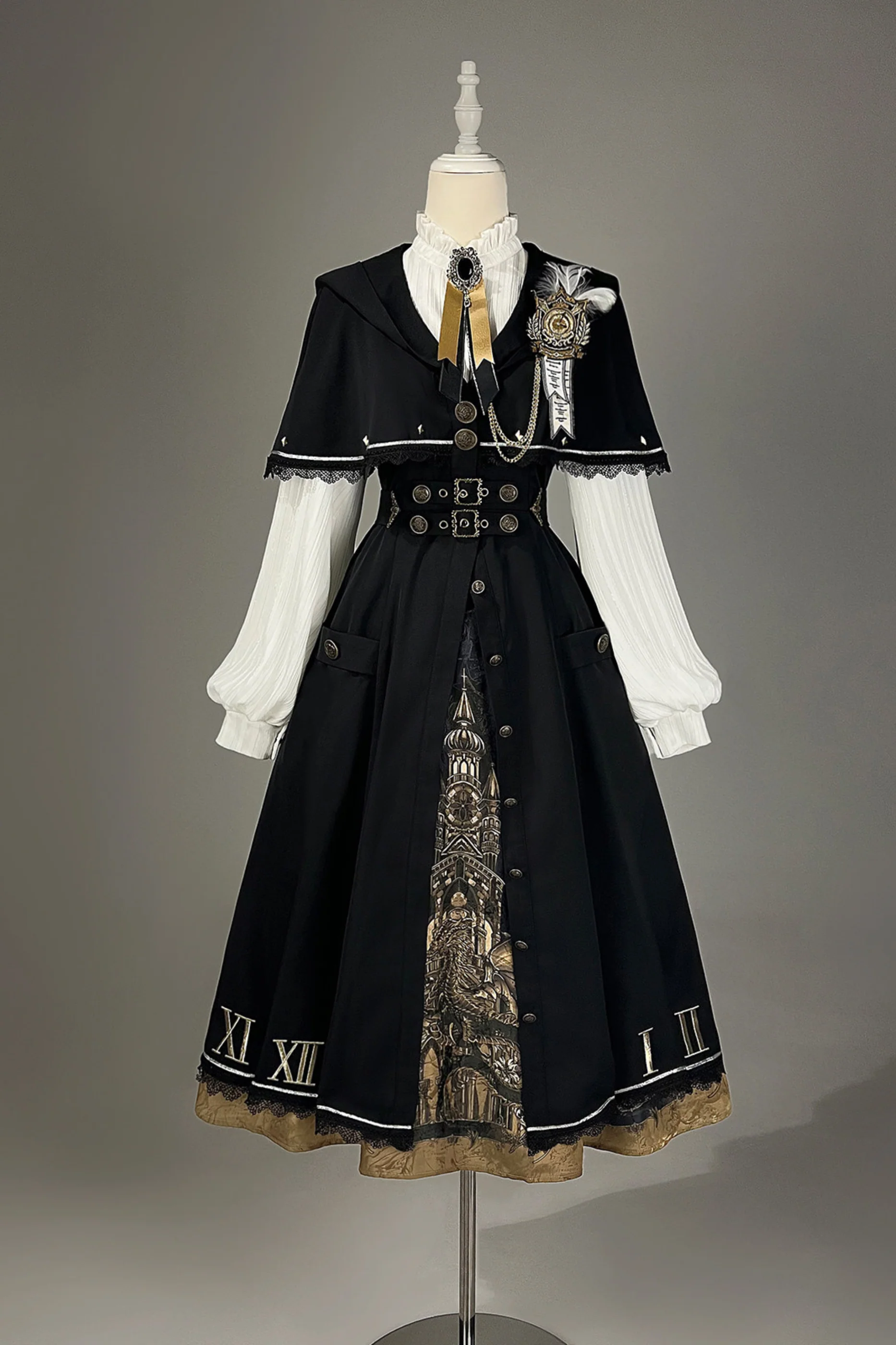 Dragon Lament Cape Dress - Image 21