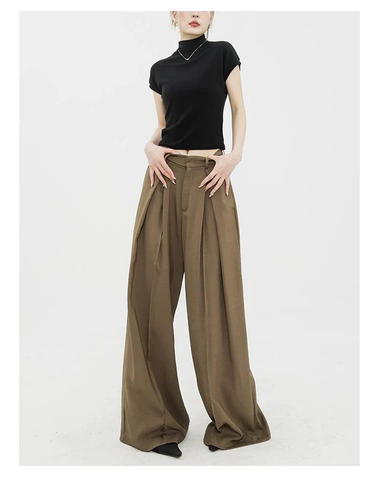 Dramatic Noir Wide-Leg Palazzo Pants - Image 25