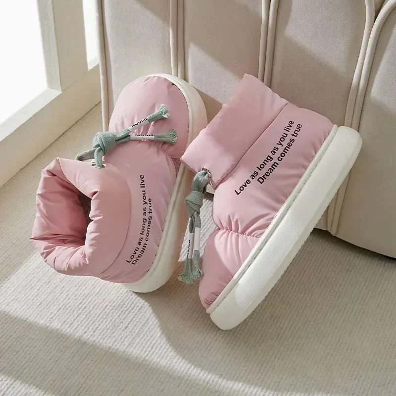 Drawstring Puffer Slippers - Image 3