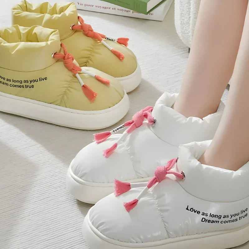 Drawstring Puffer Slippers - Image 7