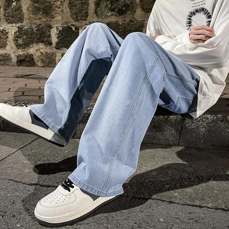 Drawstring Straight Leg Baggy Jeans - Image 5