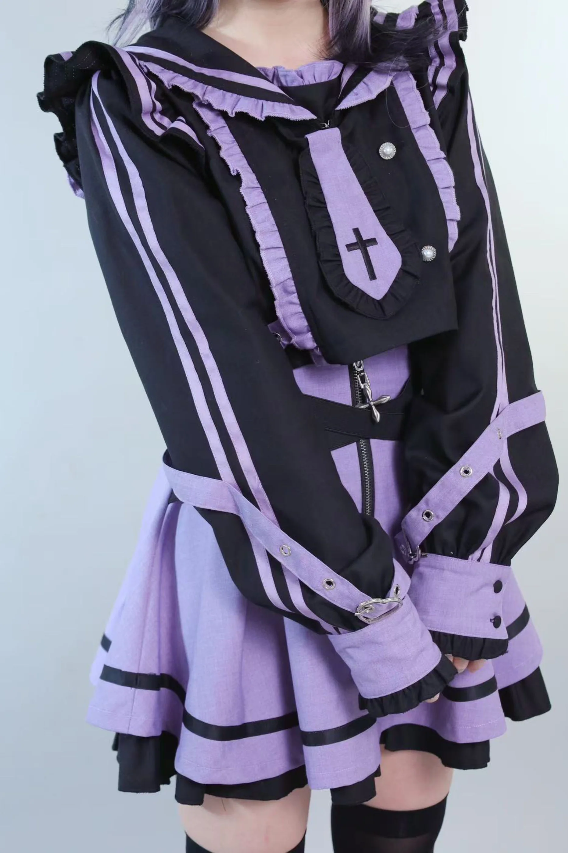 Dream Cat Sailor Top + Skirt + Leg Warmers - Image 6
