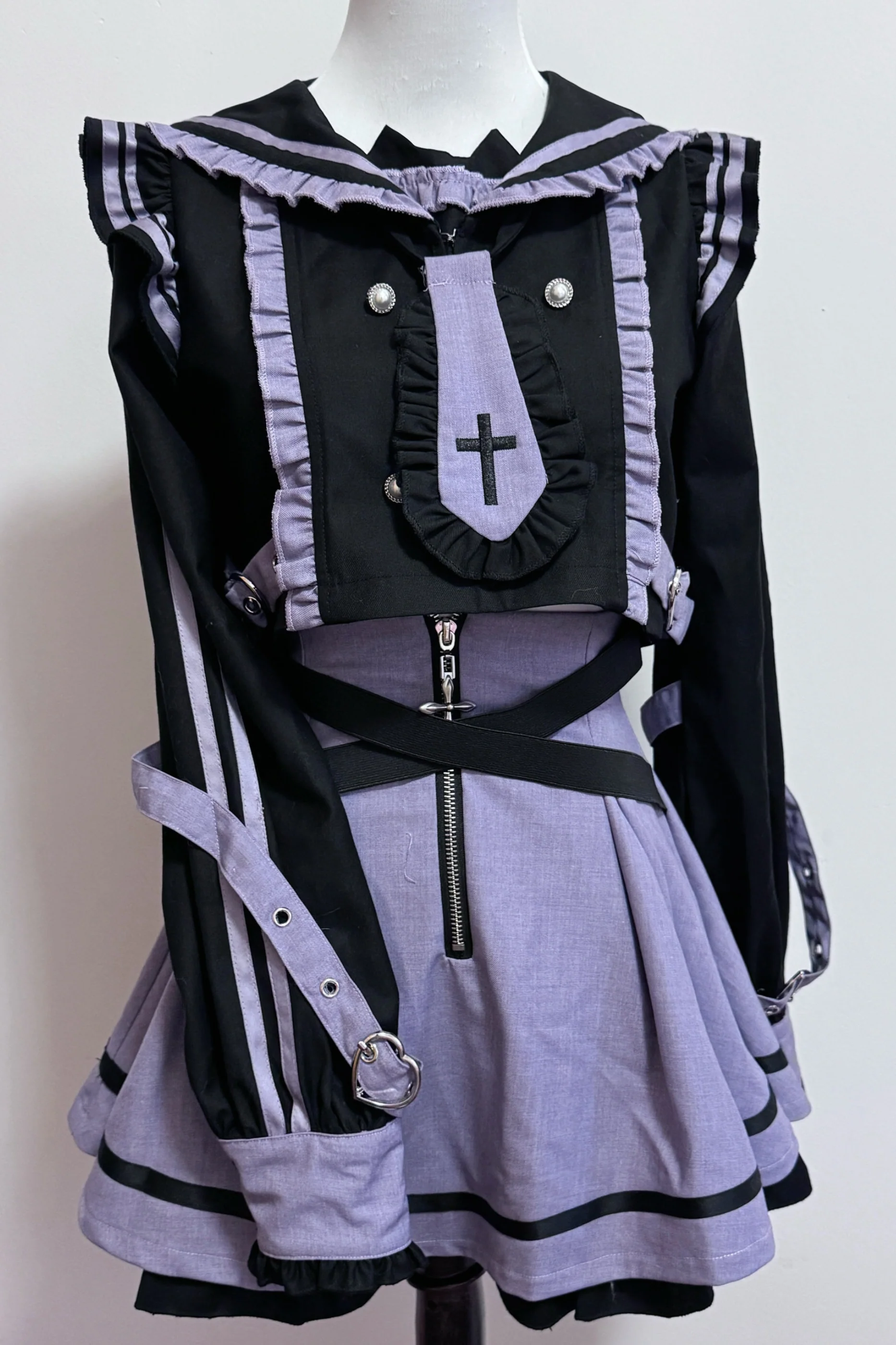 Dream Cat Sailor Top + Skirt + Leg Warmers - Image 7