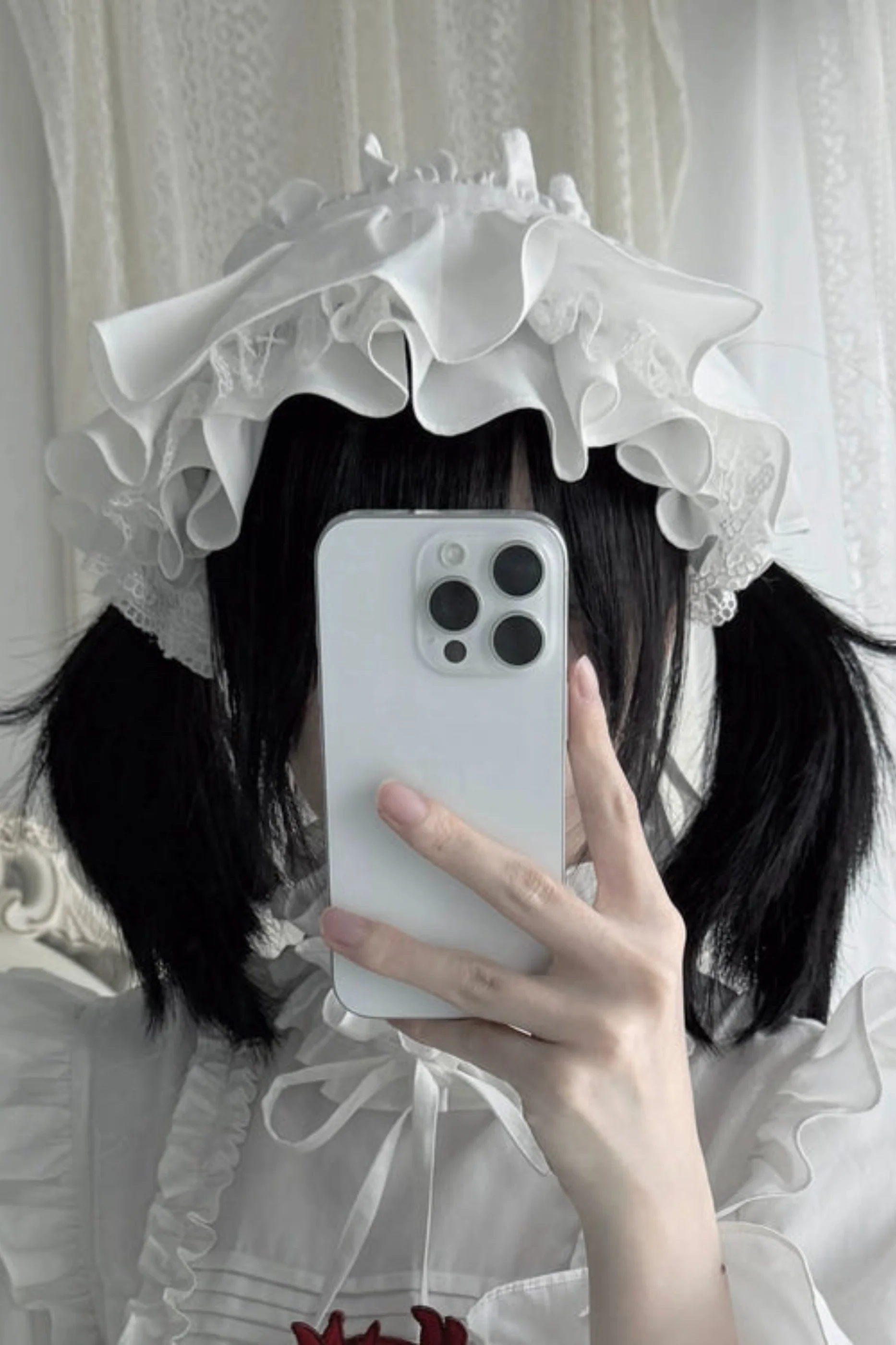 Pure Blood Lolita Dress + Headband + Brooch + Hat - Image 20