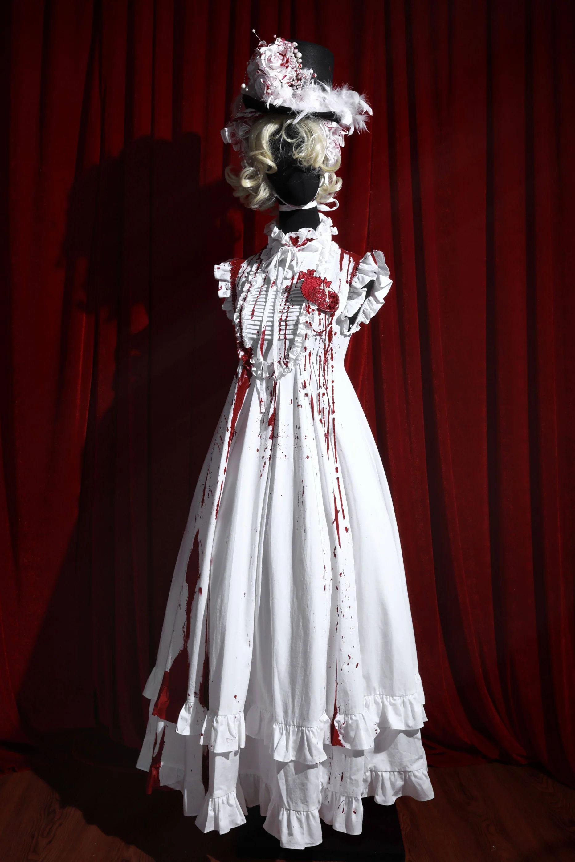 Pure Blood Lolita Dress + Headband + Brooch + Hat - Image 5