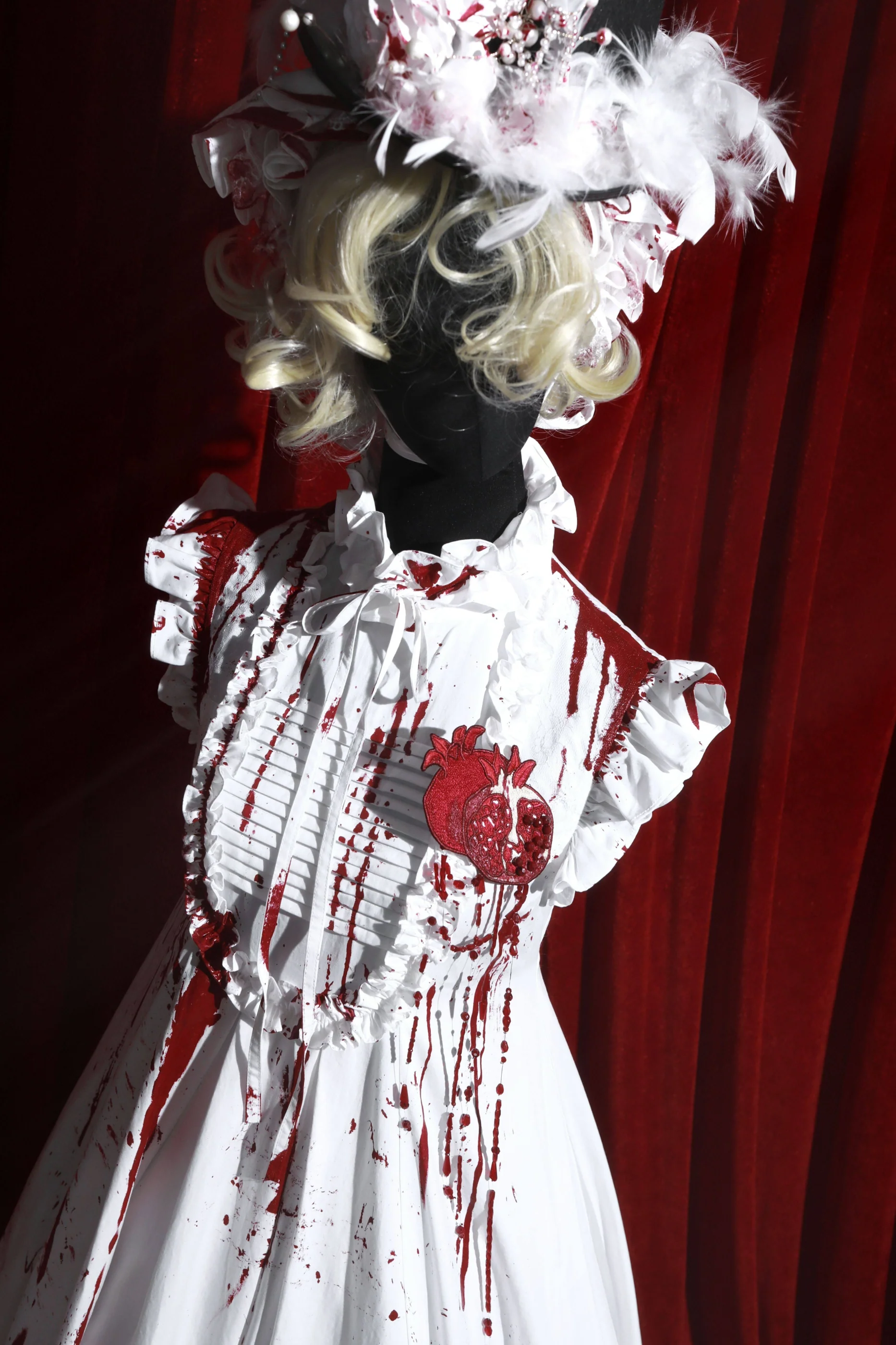 Pure Blood Lolita Dress + Headband + Brooch + Hat - Image 9